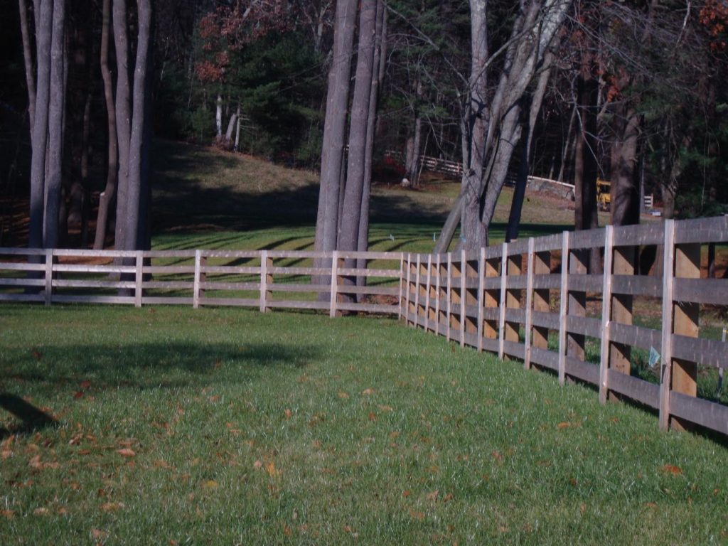 Beechwood style horse paddock fencing Reliable Fence