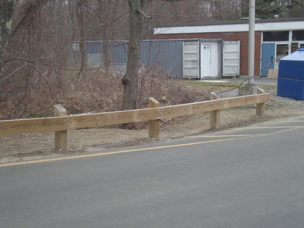 pressure treated wood guardrail Reliable Fence